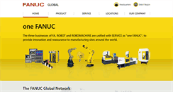 Desktop Screenshot of fanuc.com