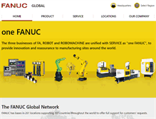 Tablet Screenshot of fanuc.com